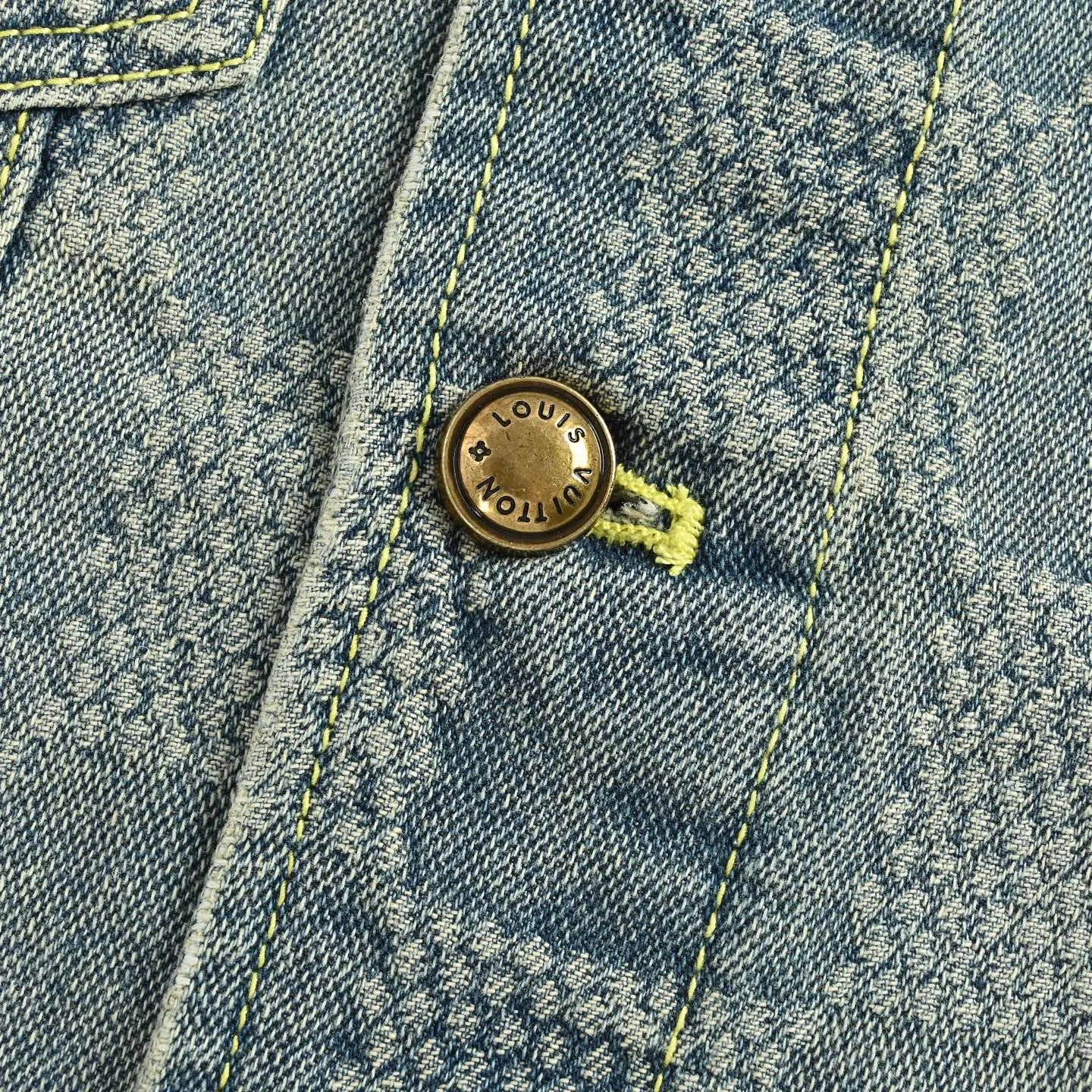 Louis Vuitton/Louis Vuitton checkerboard denim jacket